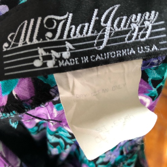 Vintage All That Jazz paisley flower print dress - Picture 7 of 7